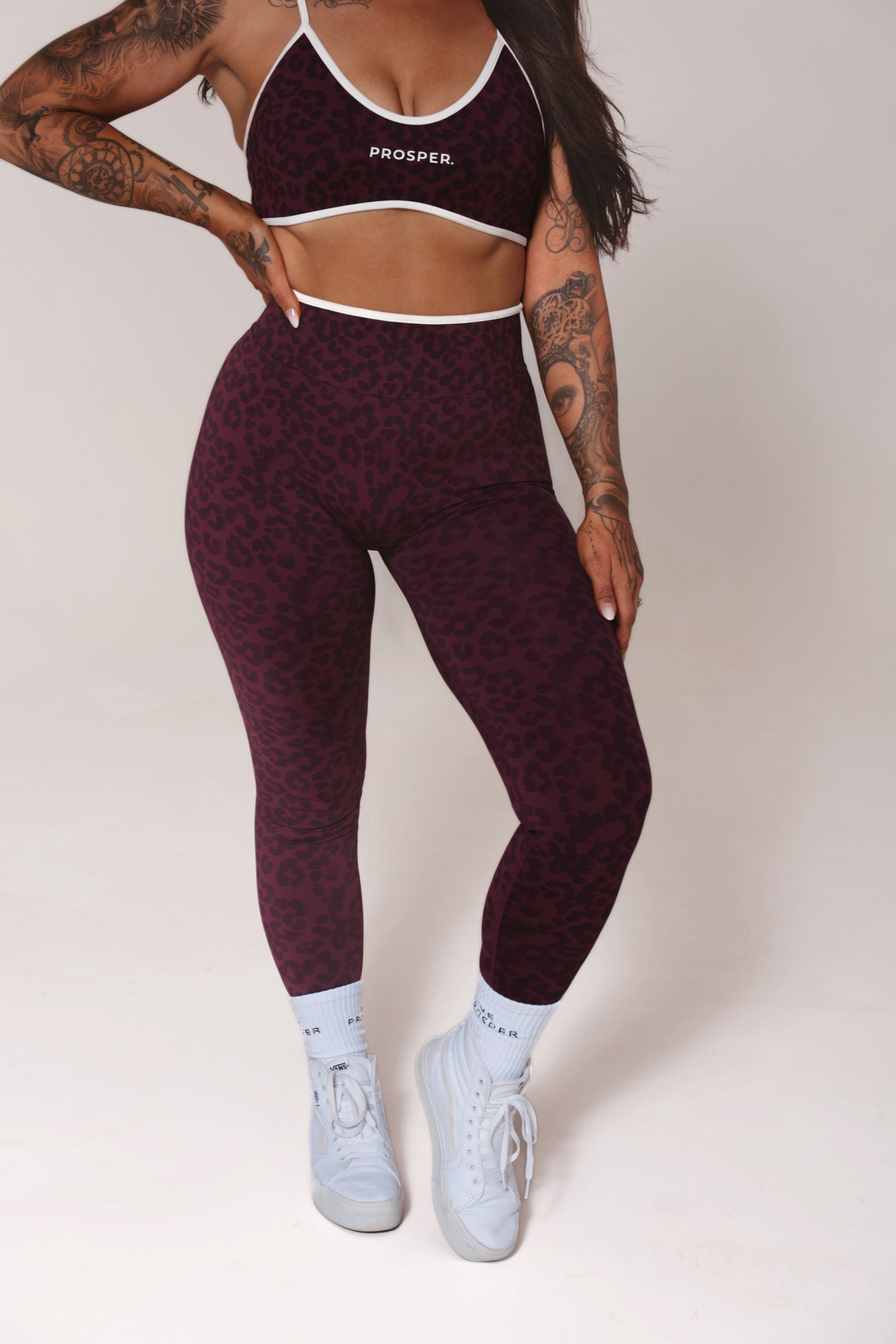 RARE BREED LEGGING: BURGUNDY