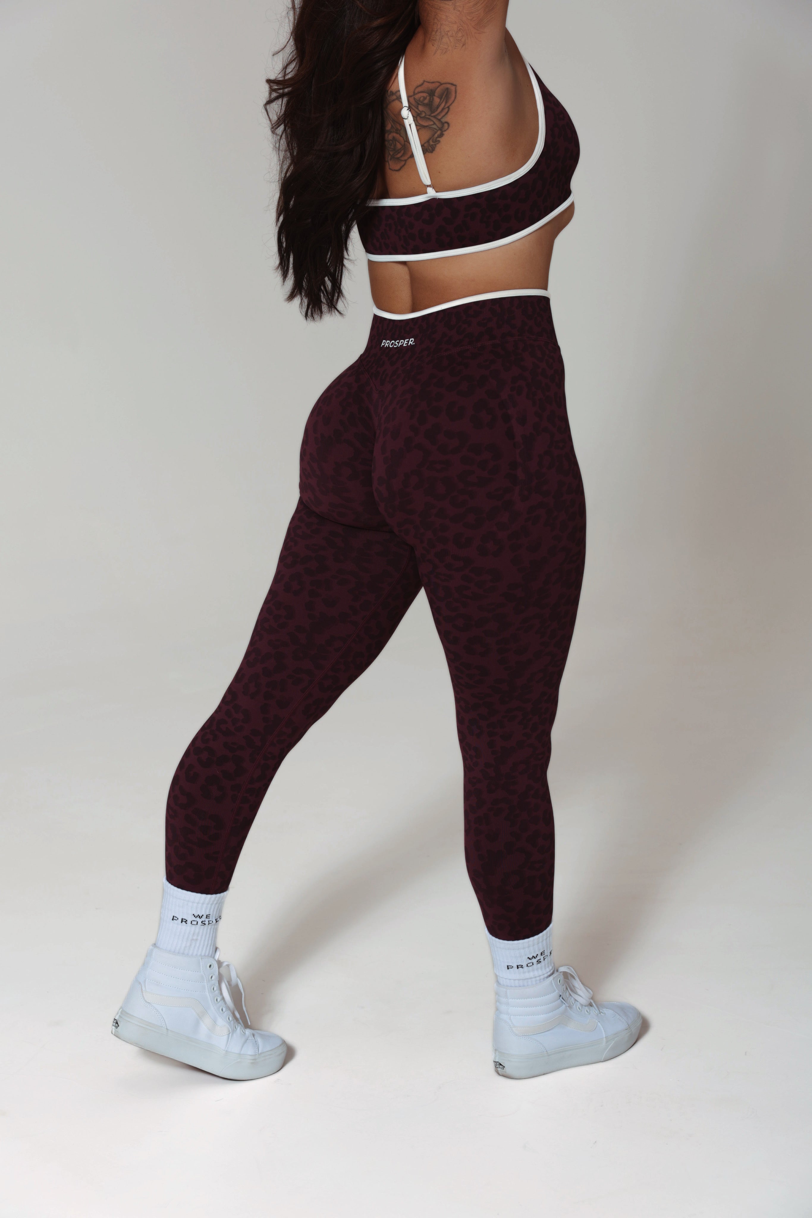 RARE BREED LEGGING: BURGUNDY