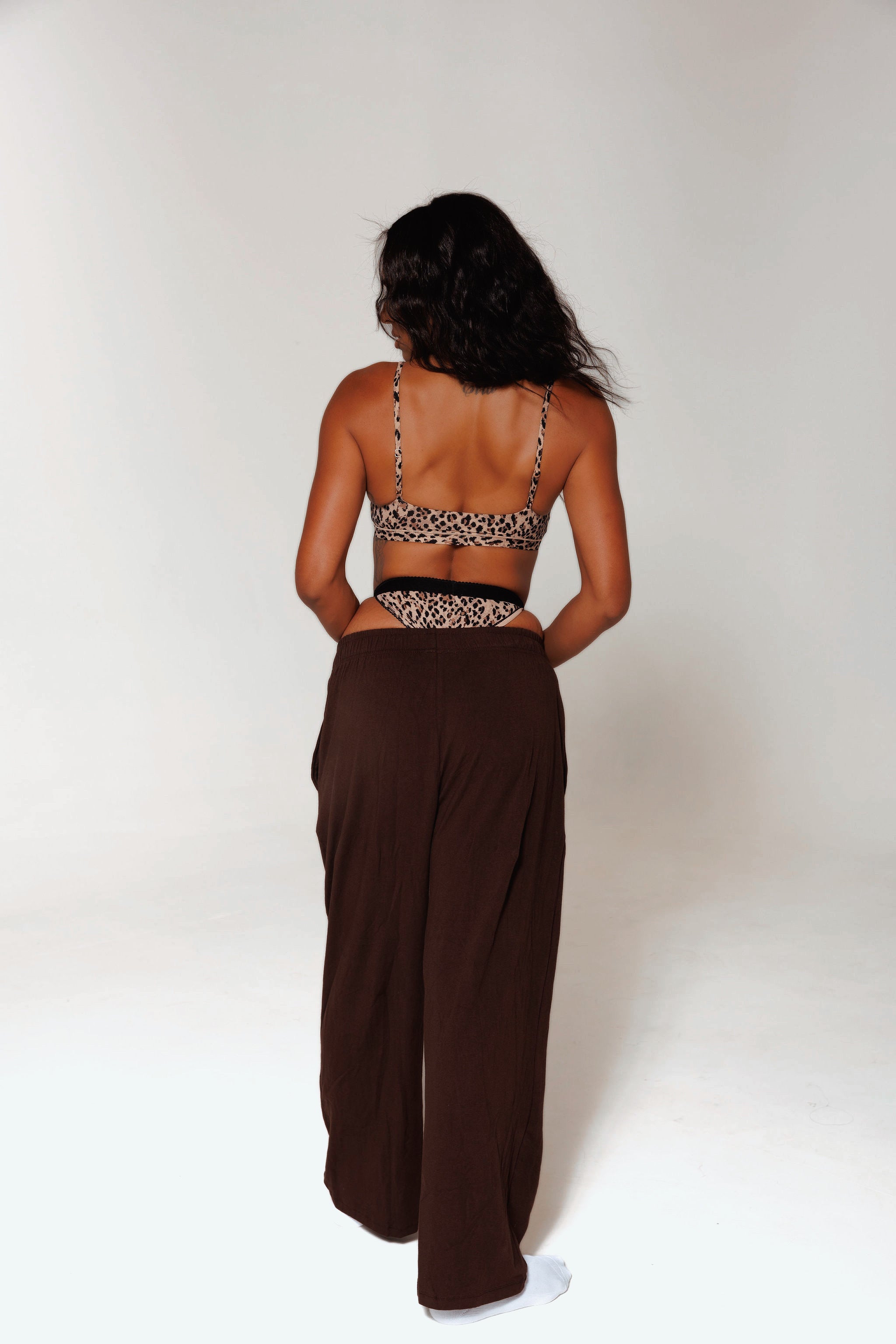 SOFT ERA BRALETTE & THONG SET: LEOPARD