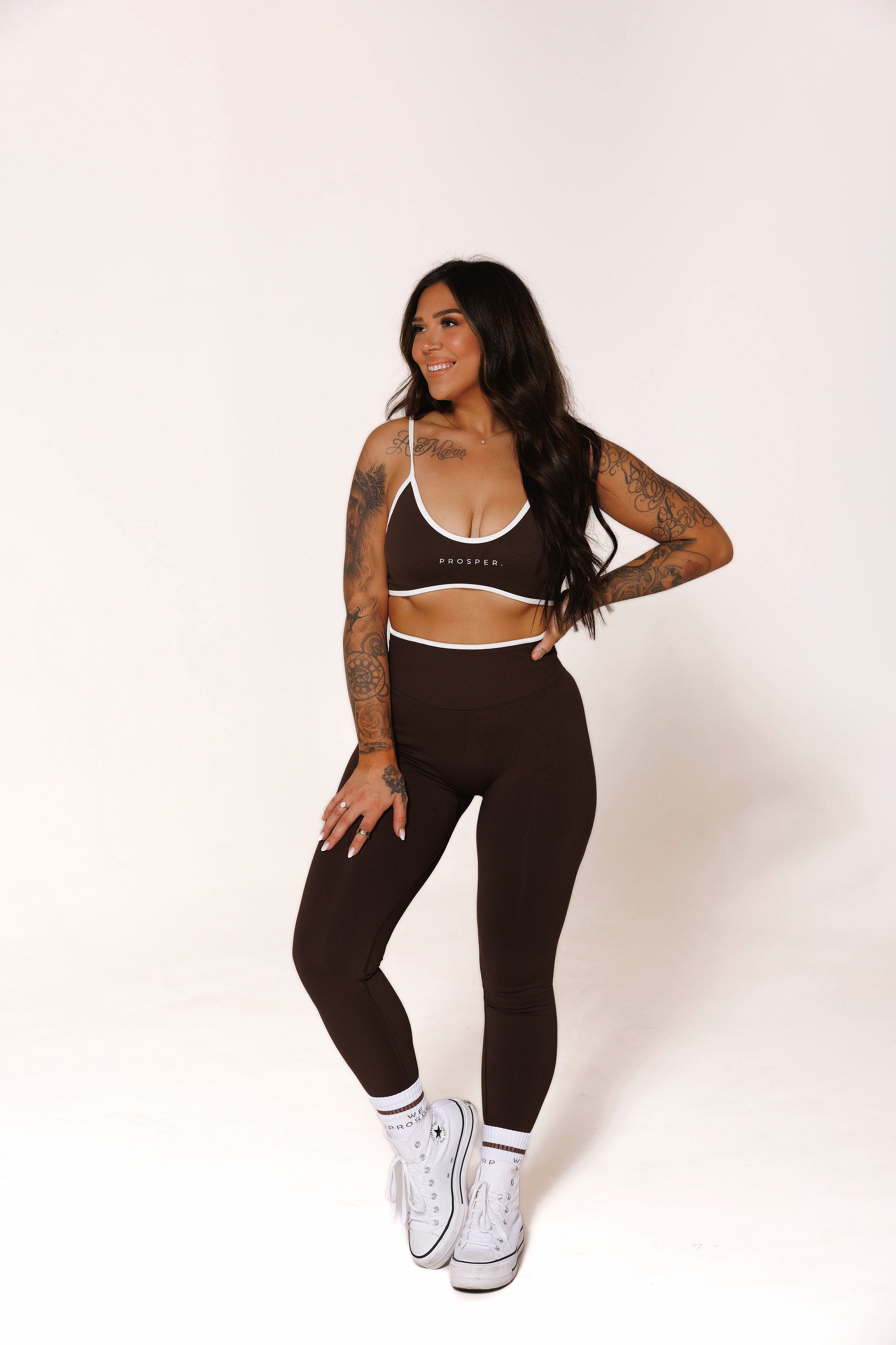 SAVVY BRA: BROWN