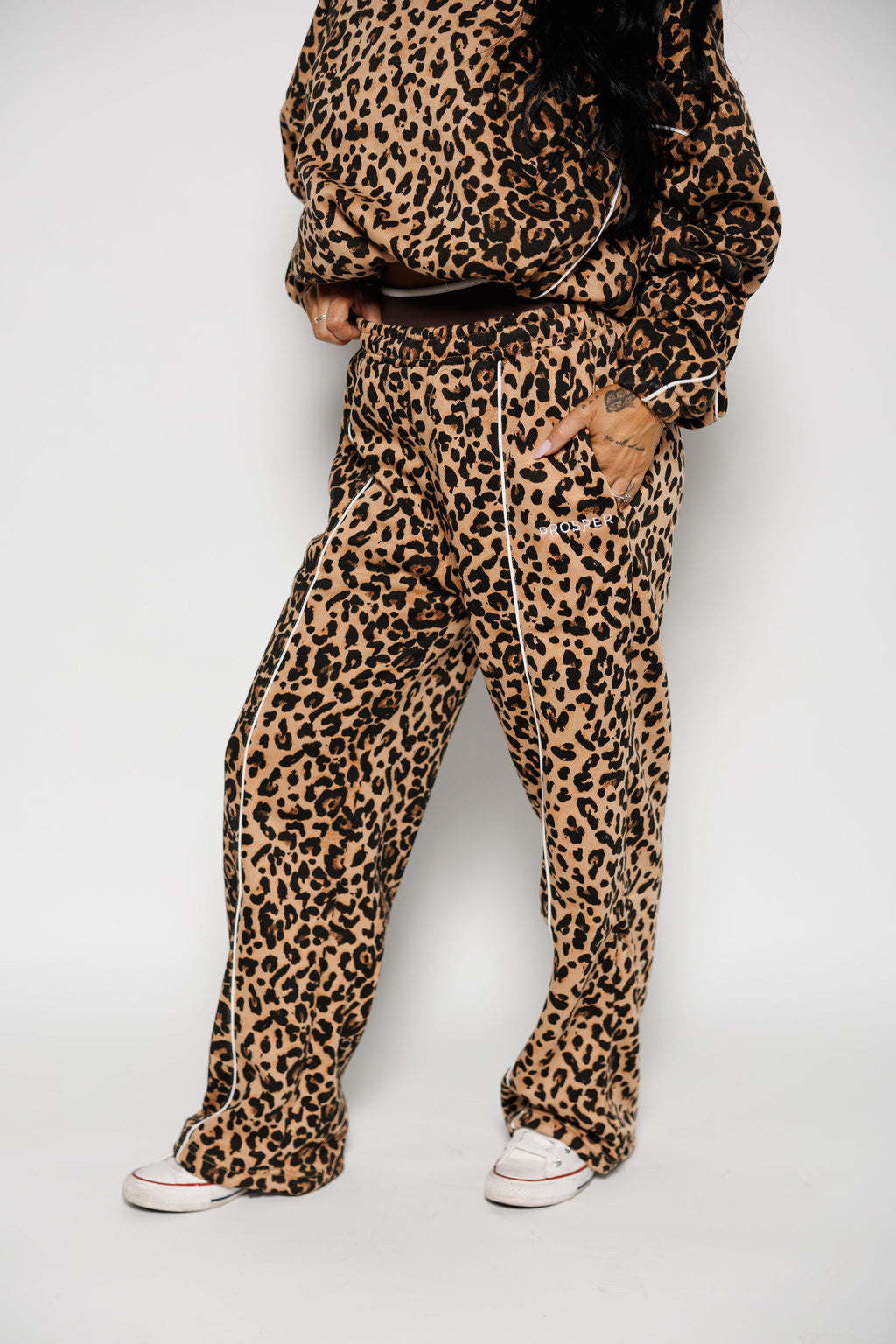 DND SWEAT PANT: LEOPARD