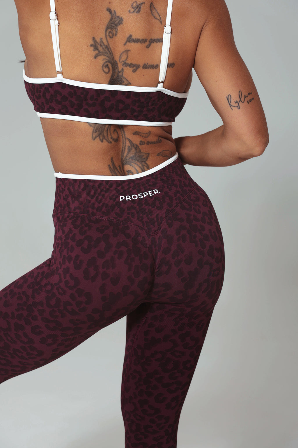 RARE BREED LEGGING: BURGUNDY