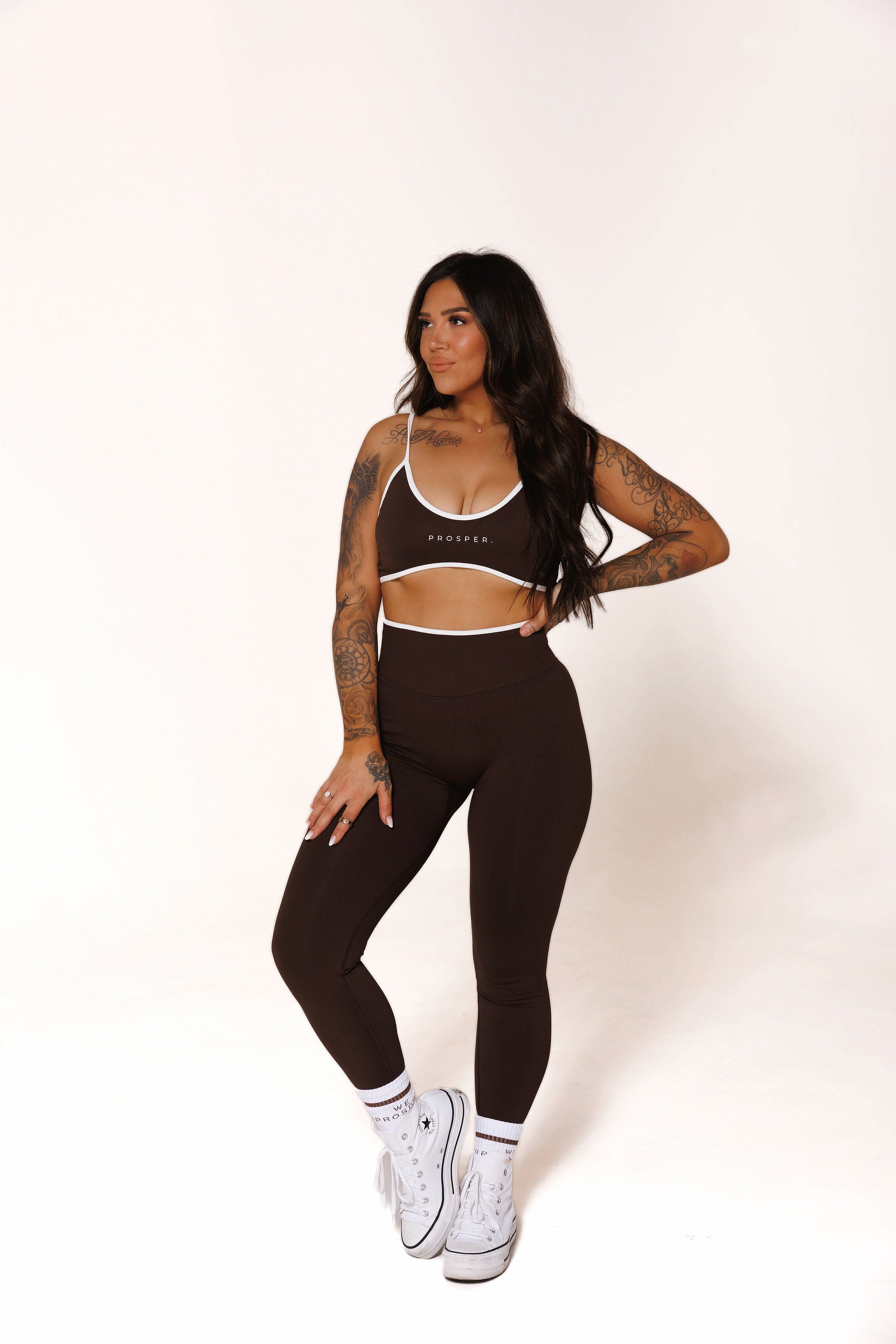 SAVVY BRA: BROWN