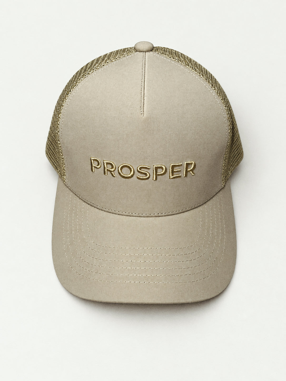PROSPER TRUCKER HAT: TAN