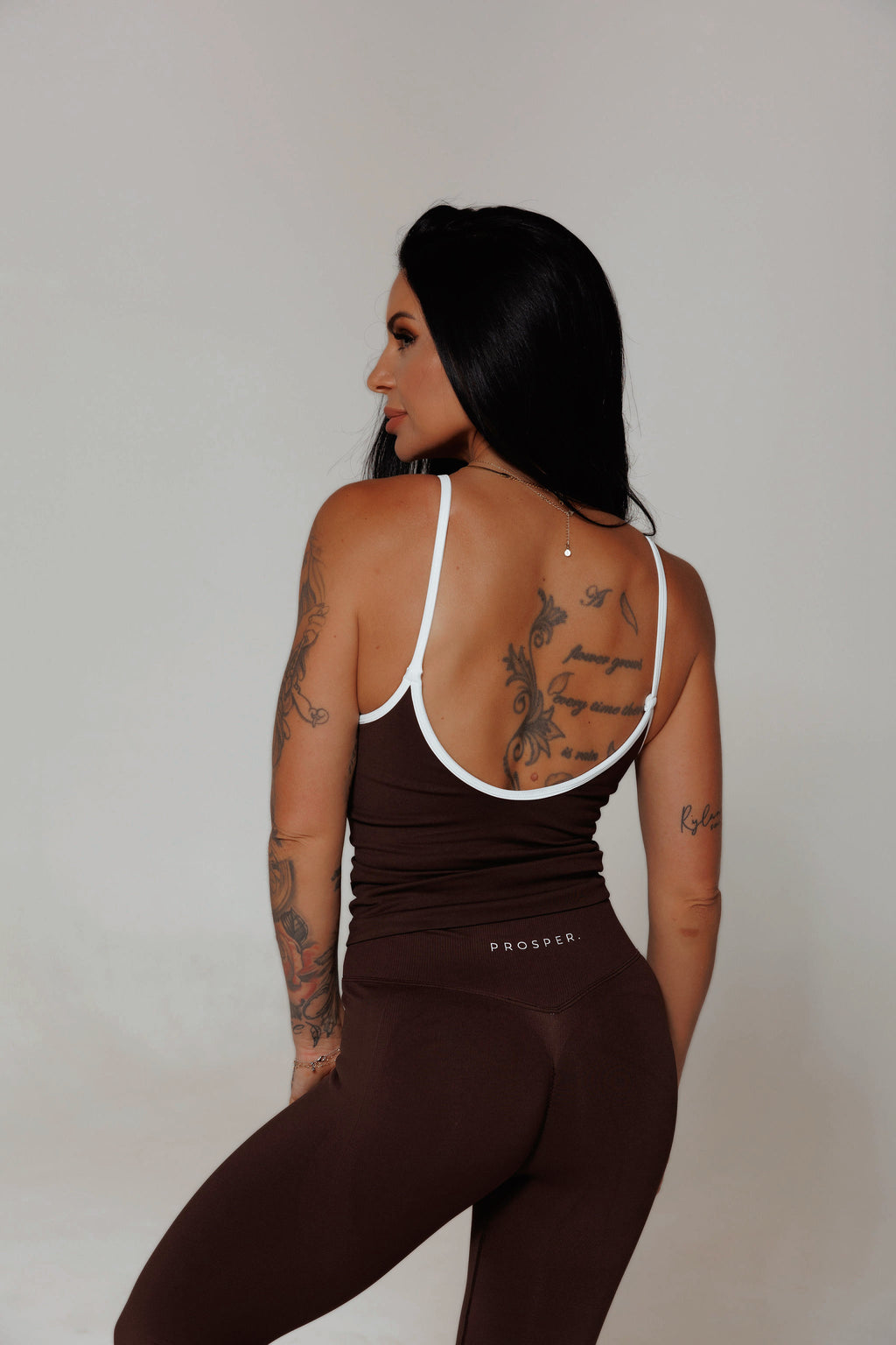 SAVVY TANK: BROWN
