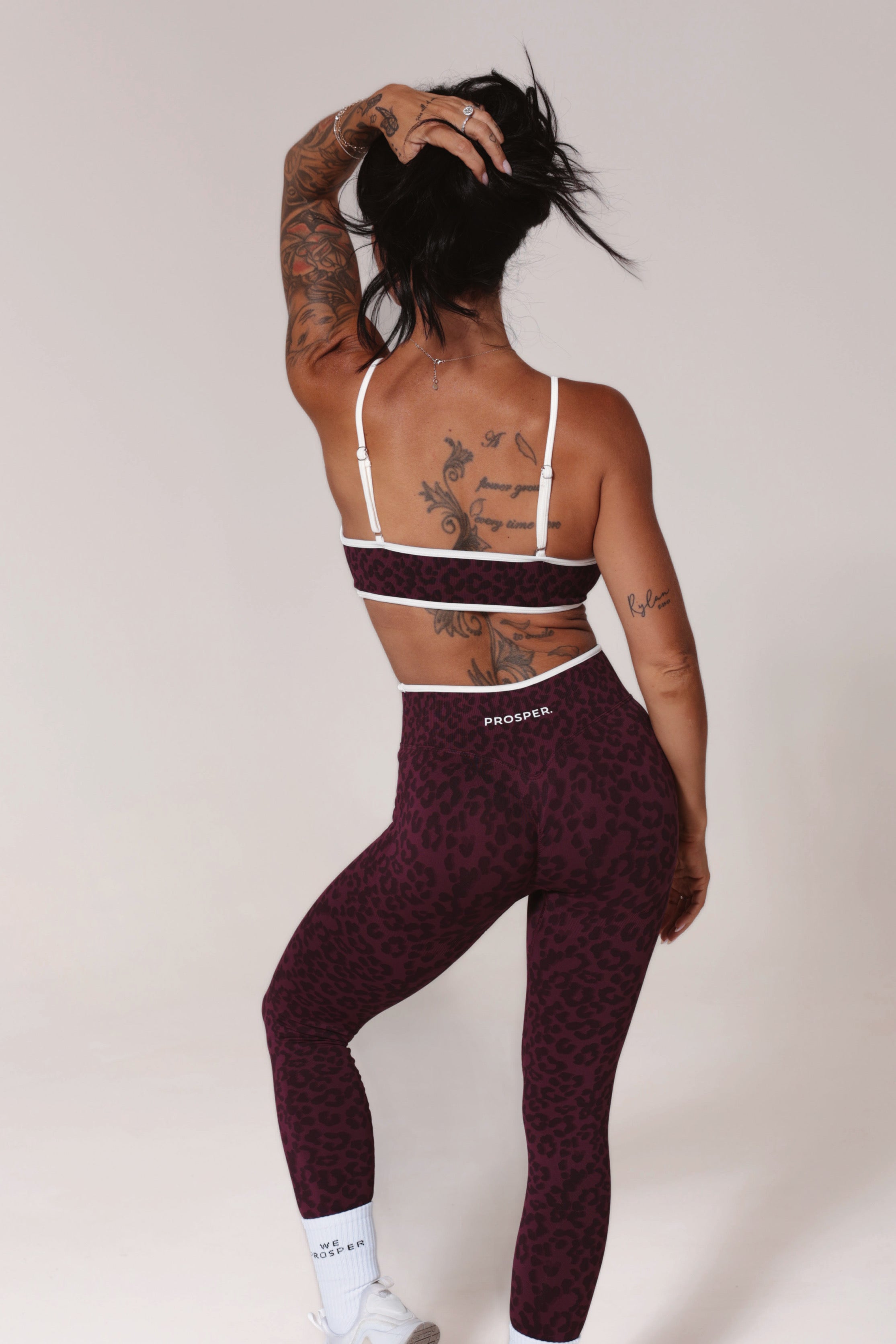 RARE BREED LEGGING: BURGUNDY