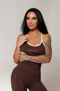 SAVVY TANK: BROWN