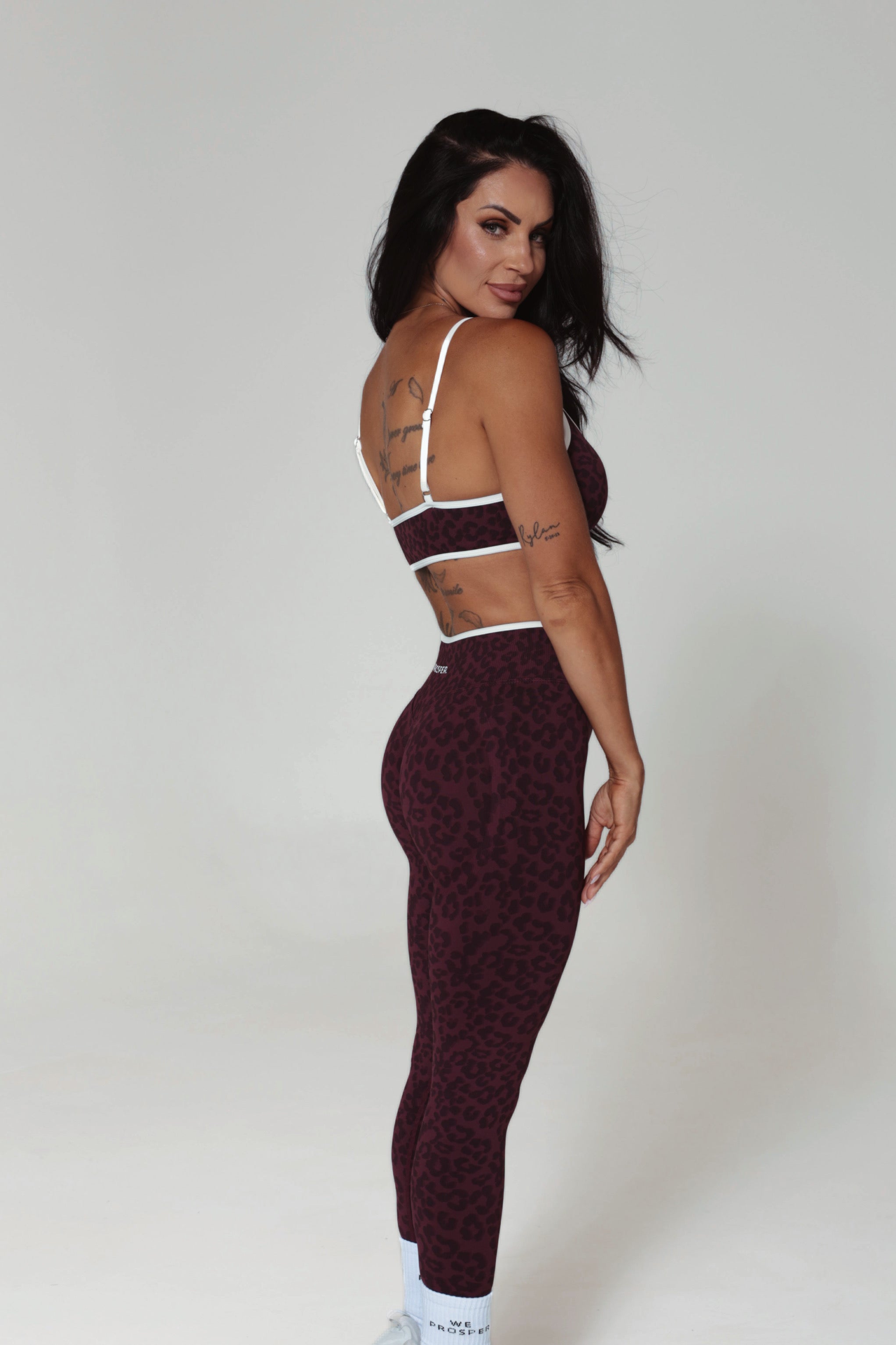 RARE BREED LEGGING: BURGUNDY