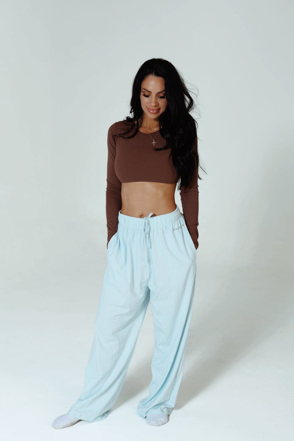 PROSPER LOUNGE PANT: SKY