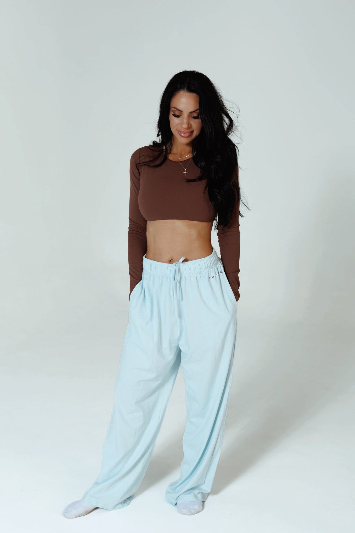 PROSPER LOUNGE PANT: SKY