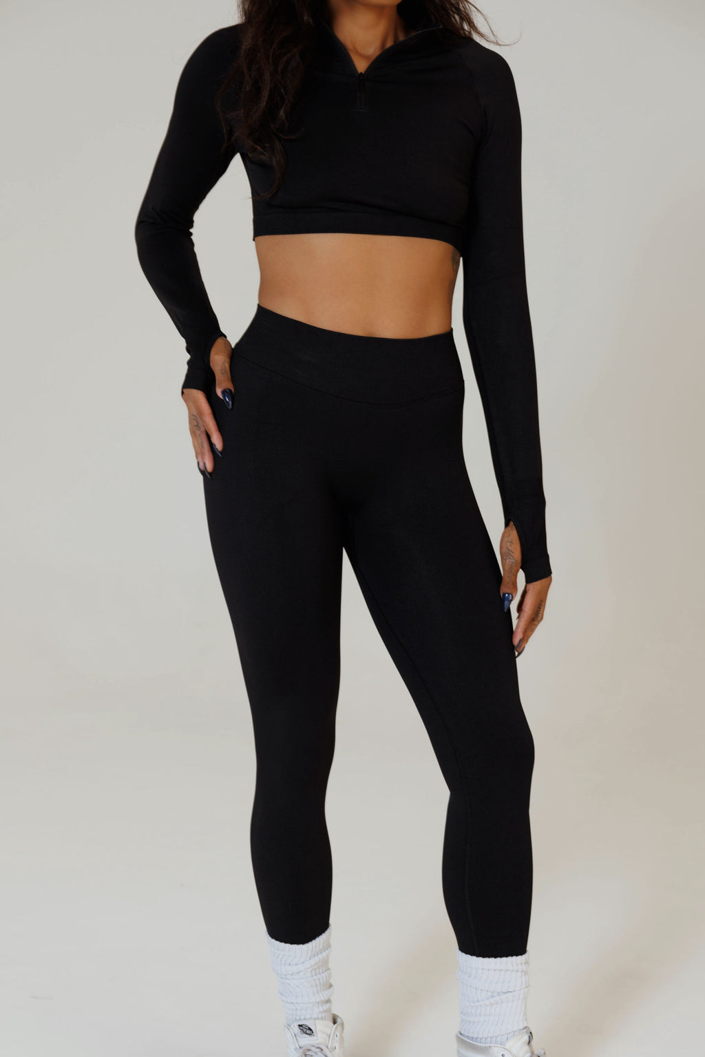 'ALL IN' LEGGING: BLACK