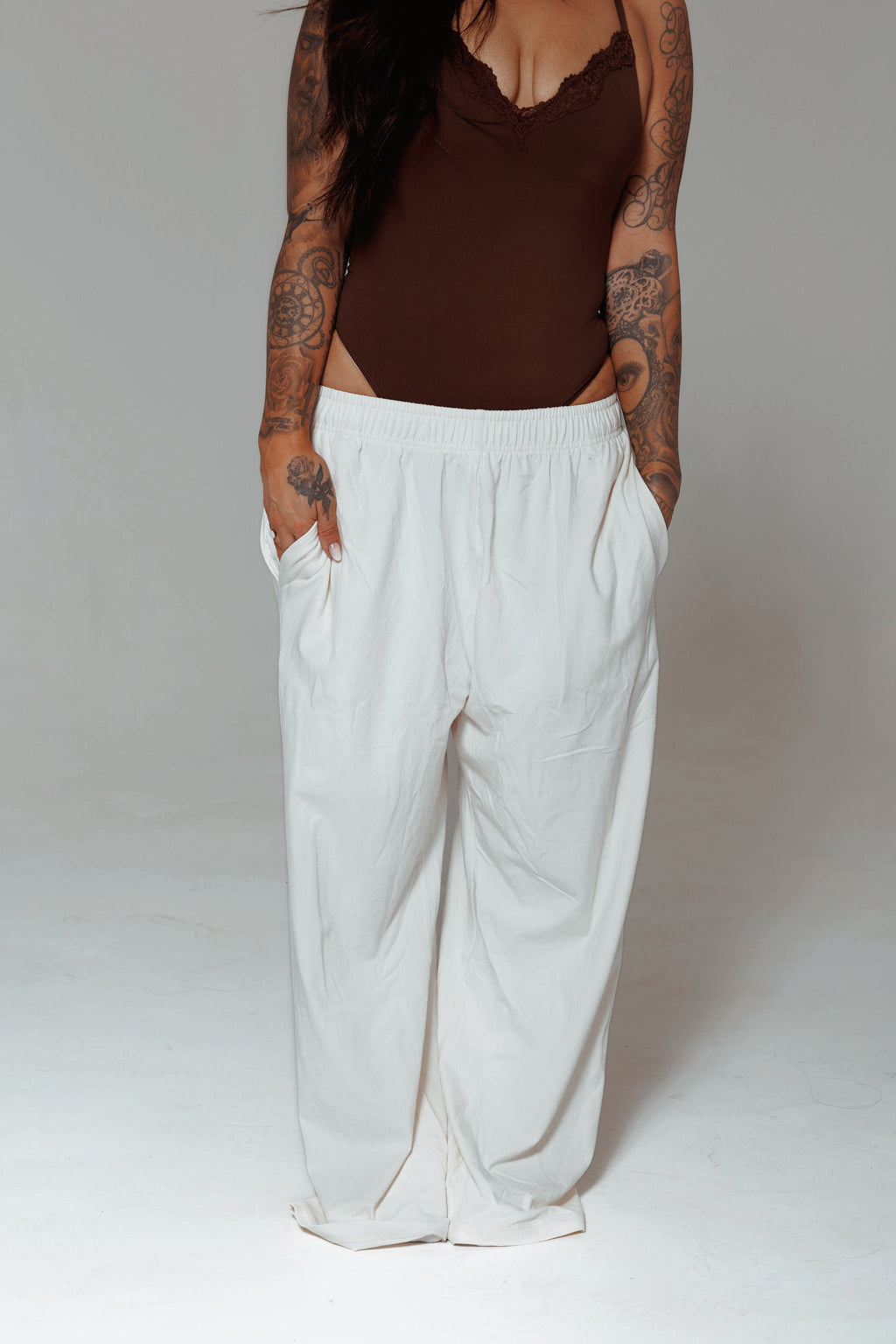 SWEAT PANT: IVORY