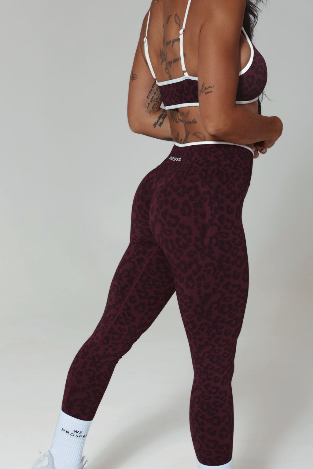 RARE BREED LEGGING: BURGUNDY