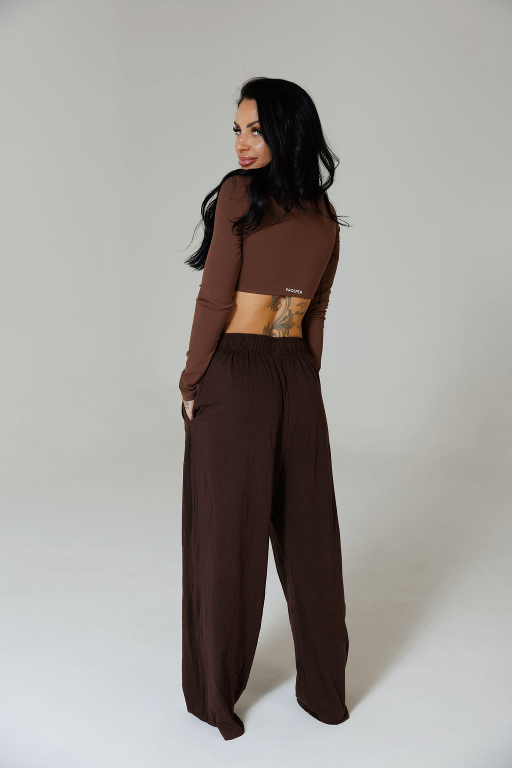 PROSPER LOUNGE PANT: BROWN
