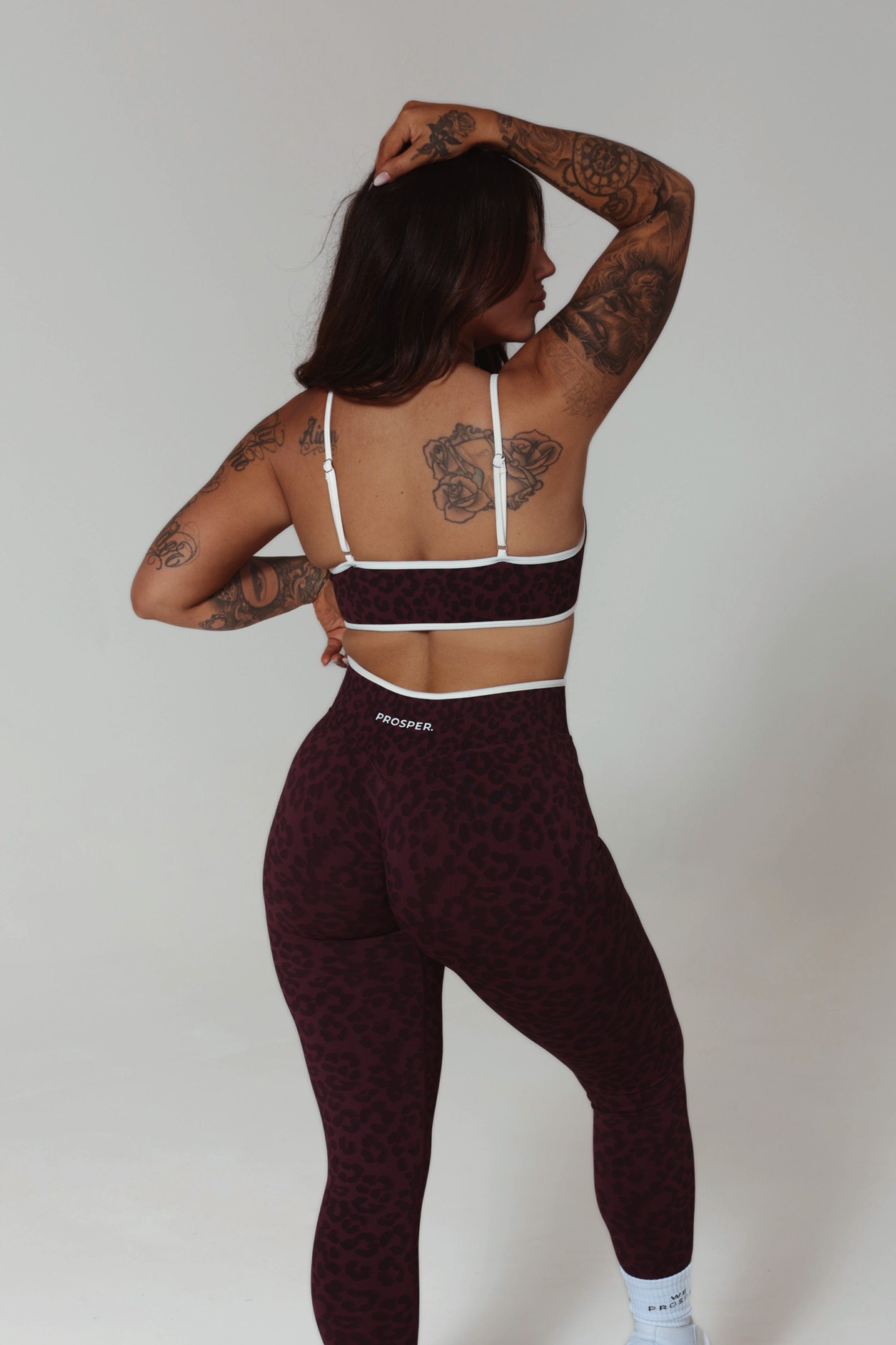 RARE BREED LEGGING: BURGUNDY