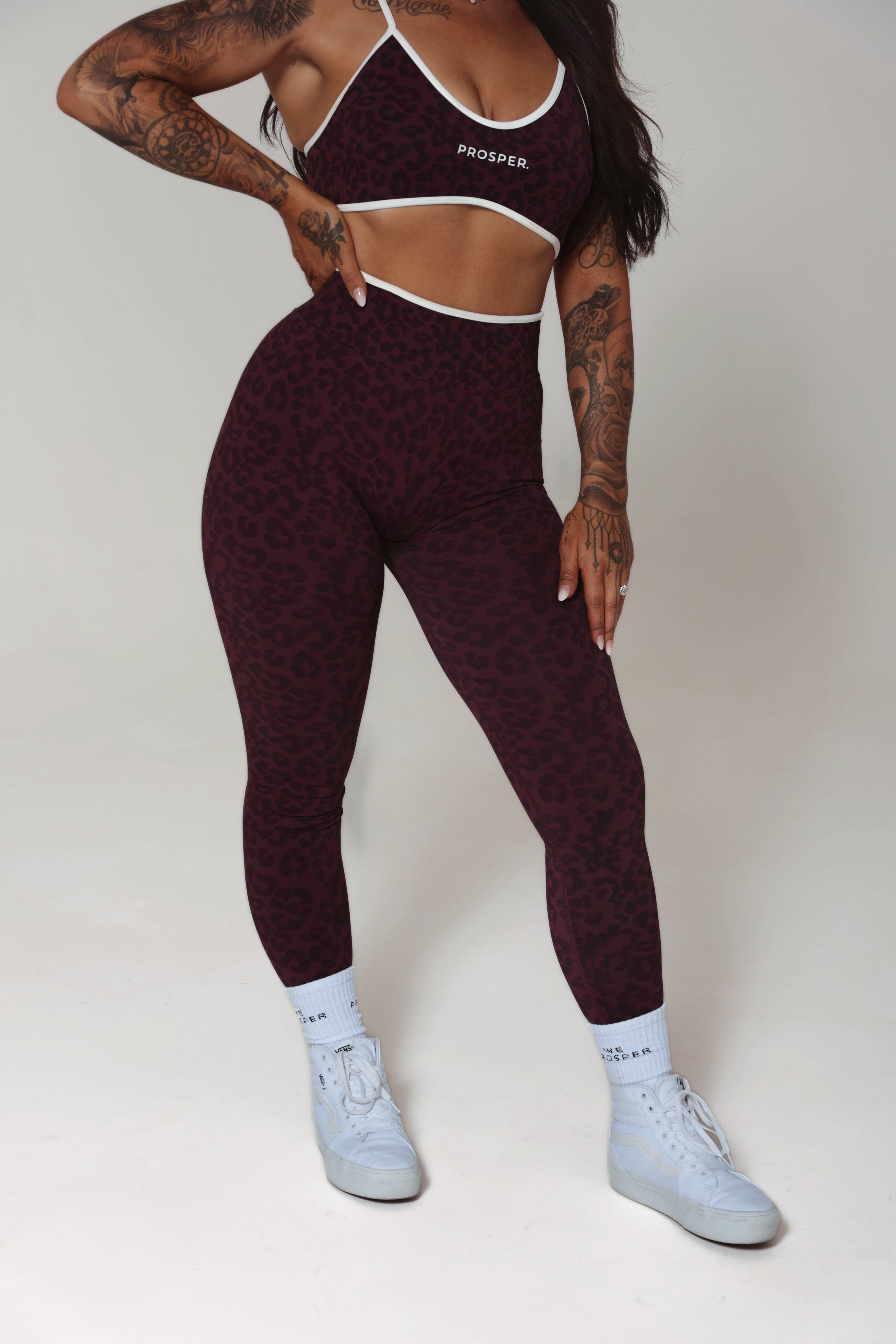 RARE BREED LEGGING: BURGUNDY