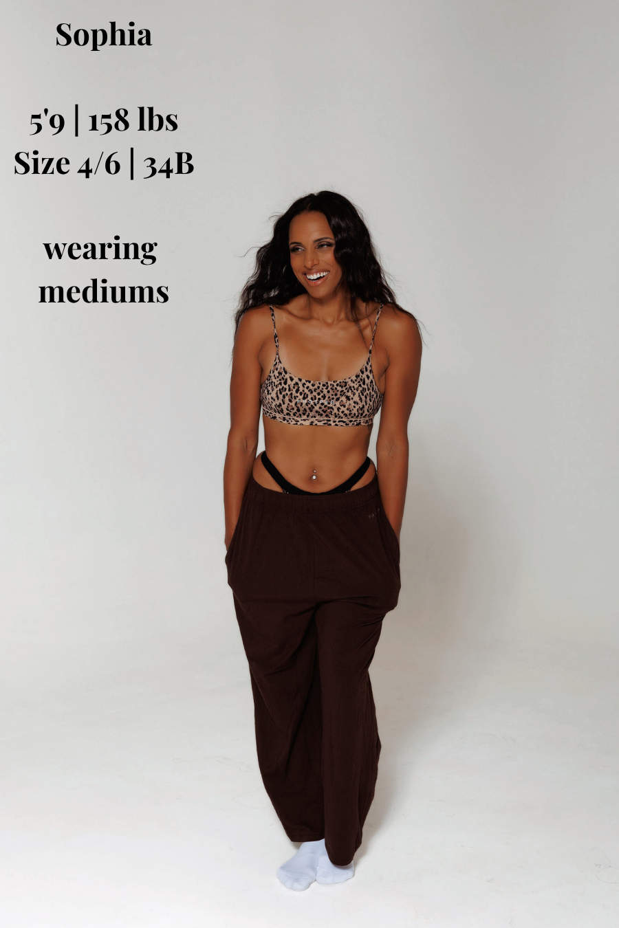 SWEAT PANT: BROWN