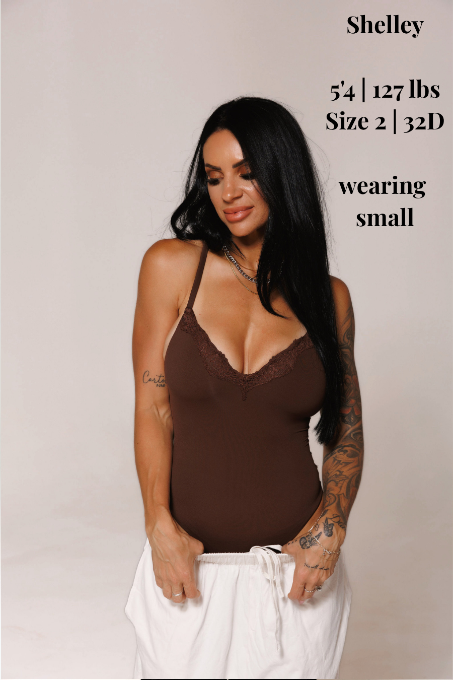 SOFT ERA LUXE SUPPORT BODYSUIT: BROWN