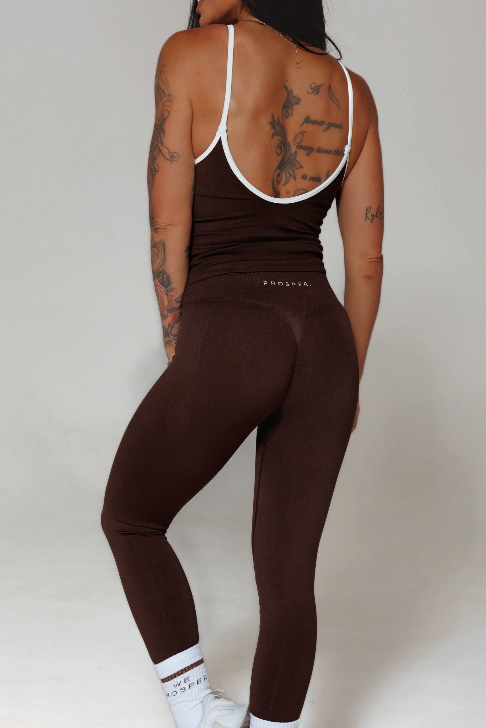 SAVVY TANK: BROWN