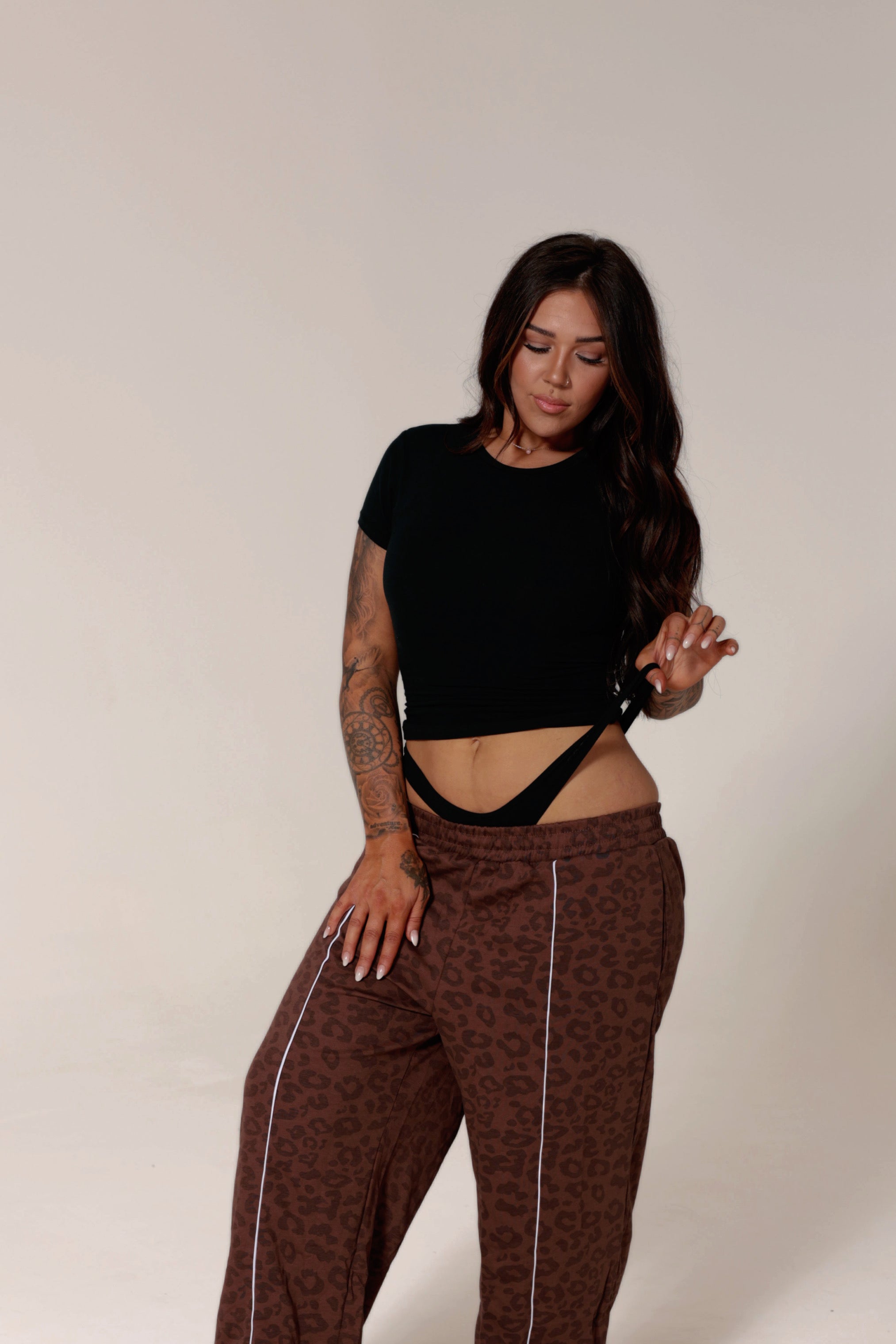 PROSPER. | SOFT ERA TEE & PANTIE SET: BLACK