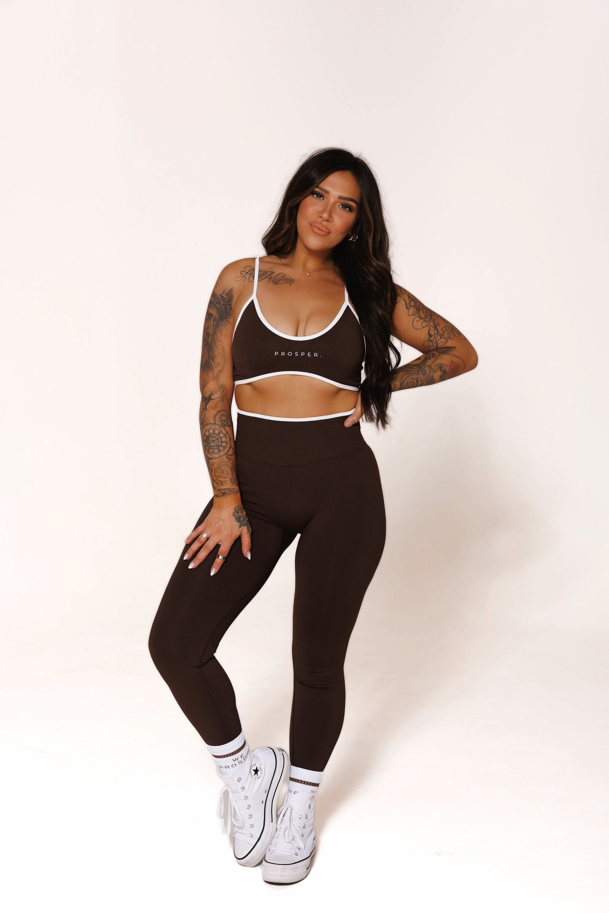 SAVVY BRA: BROWN