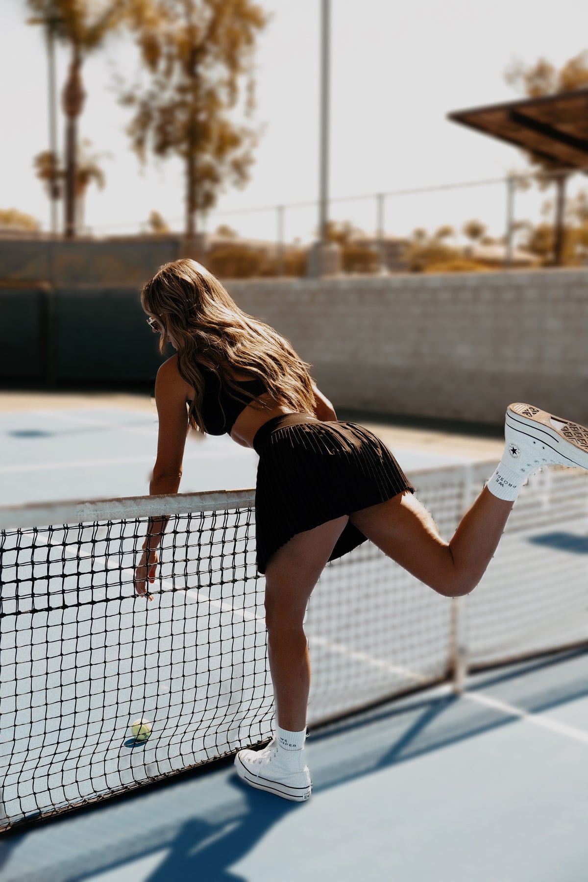 MATCHED SKORT: BLACK