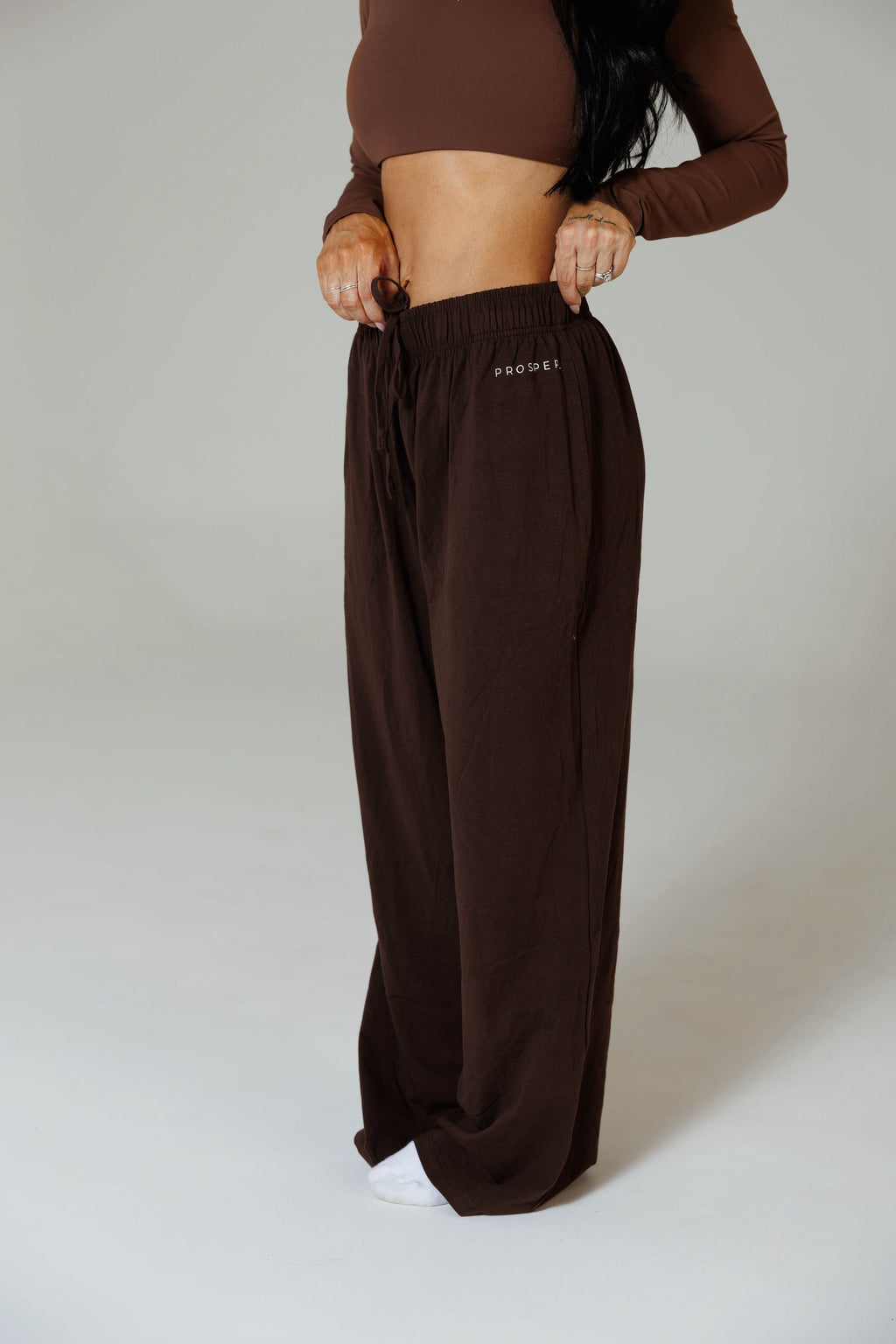 PROSPER LOUNGE PANT: BROWN