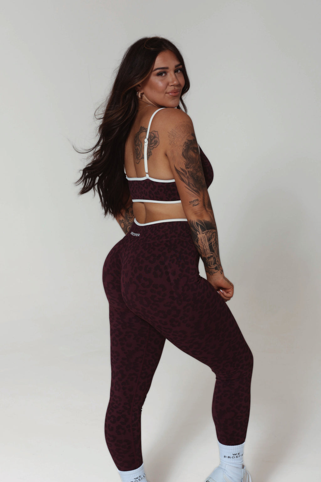 RARE BREED LEGGING: BURGUNDY