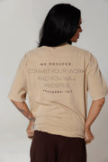 WE PROSPER TEE | PROVERBS: TAN
