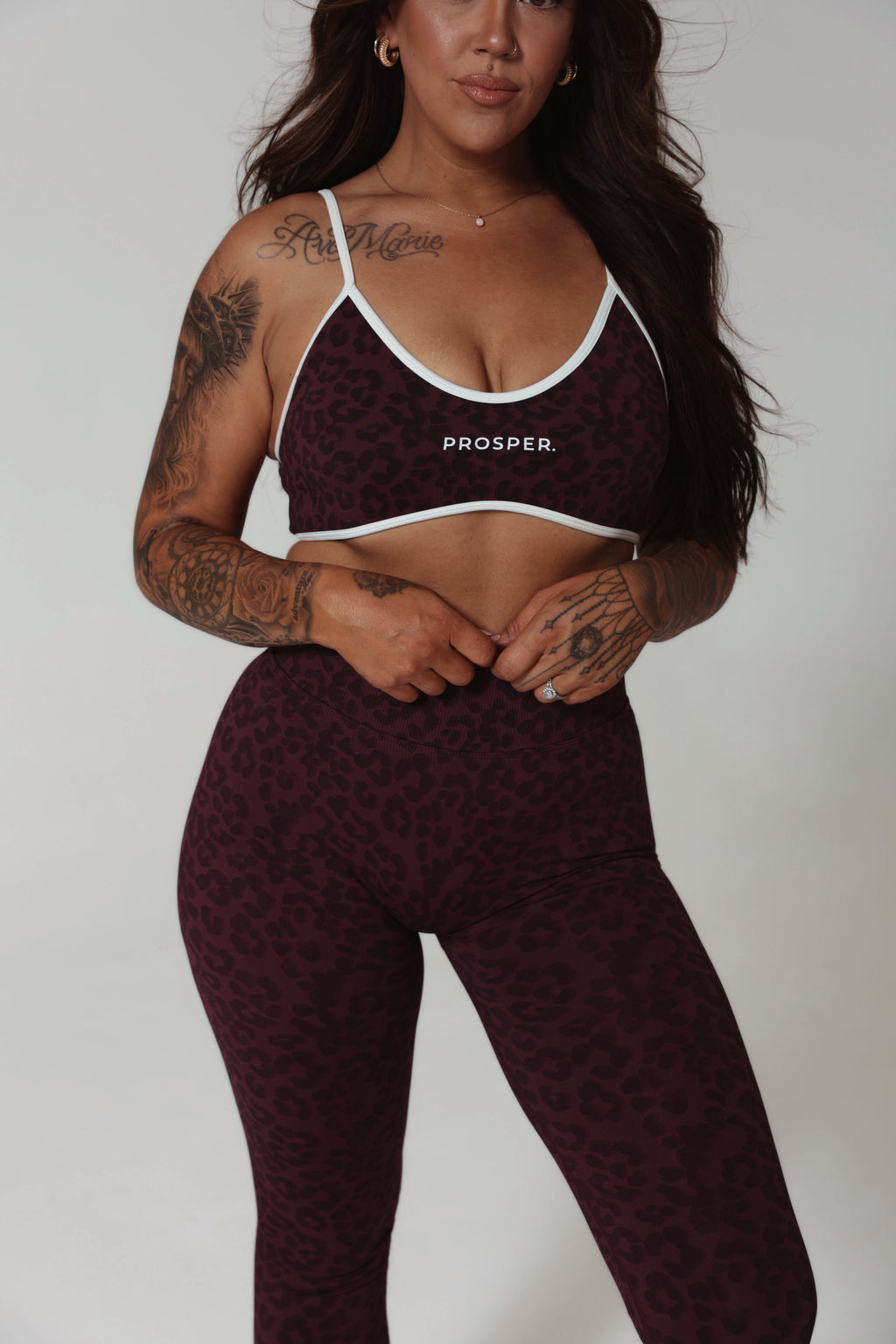 RARE BREED LEGGING: BURGUNDY