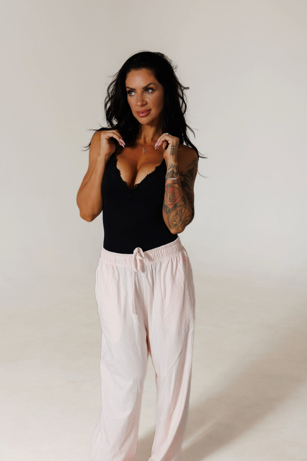SOFT ERA LUXE SUPPORT BODYSUIT: BLACK