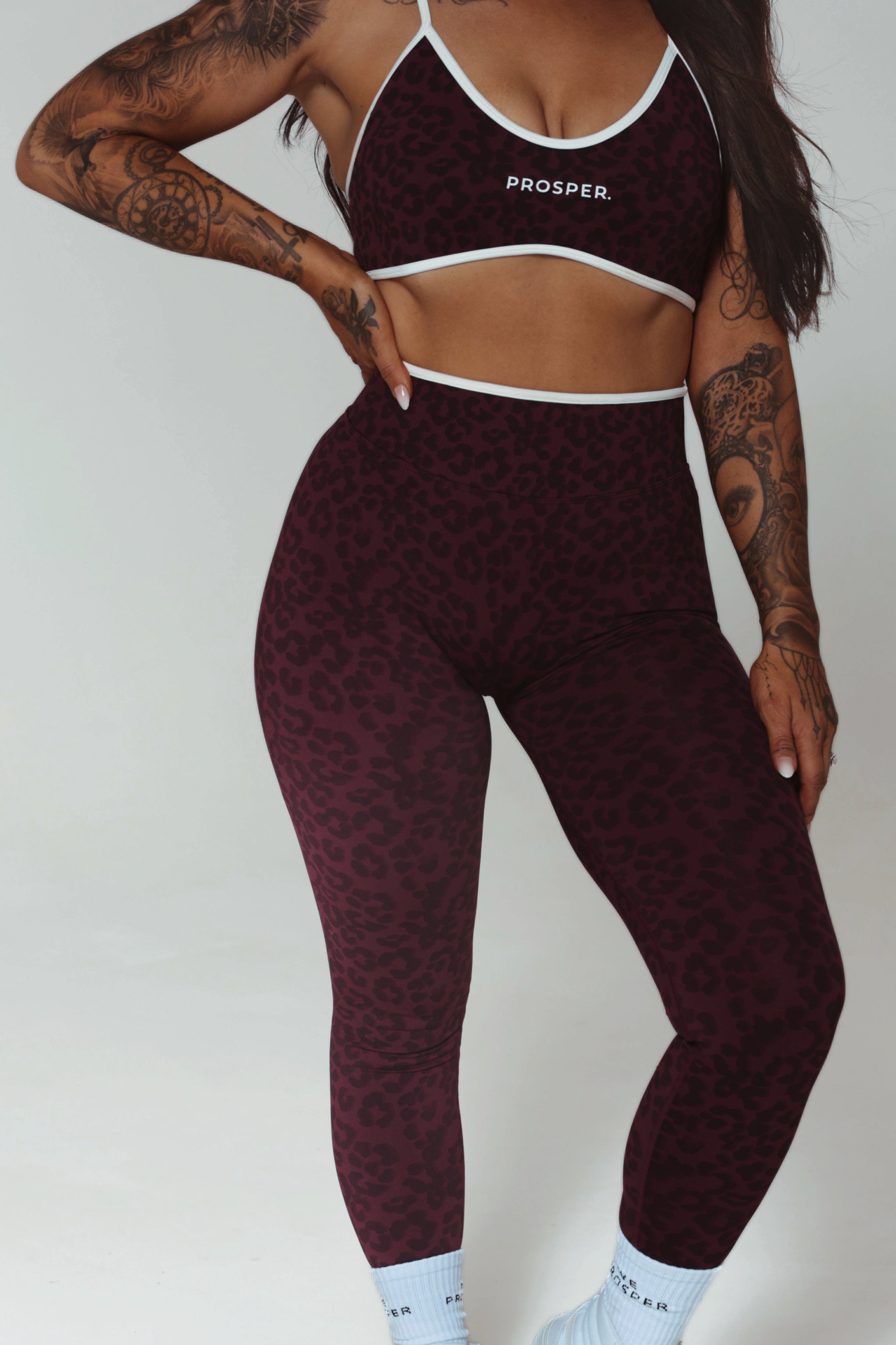 RARE BREED LEGGING: BURGUNDY