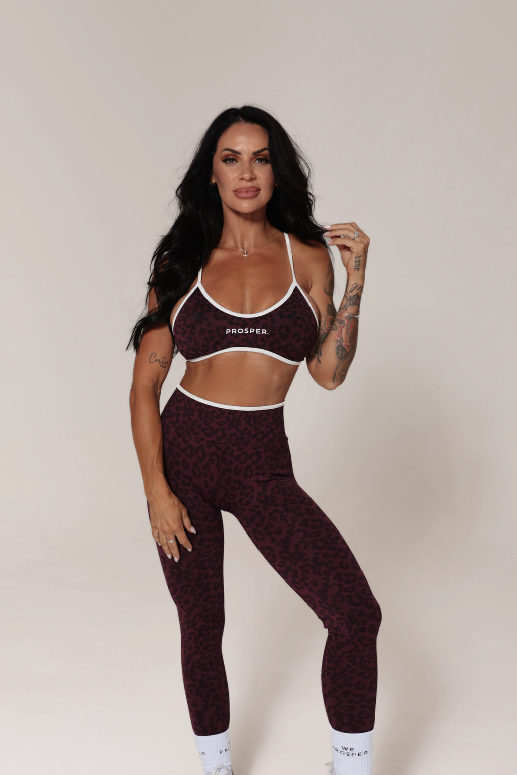 RARE BREED LEGGING: BURGUNDY