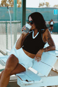 BOOKED & BUSY TANK: BLACK