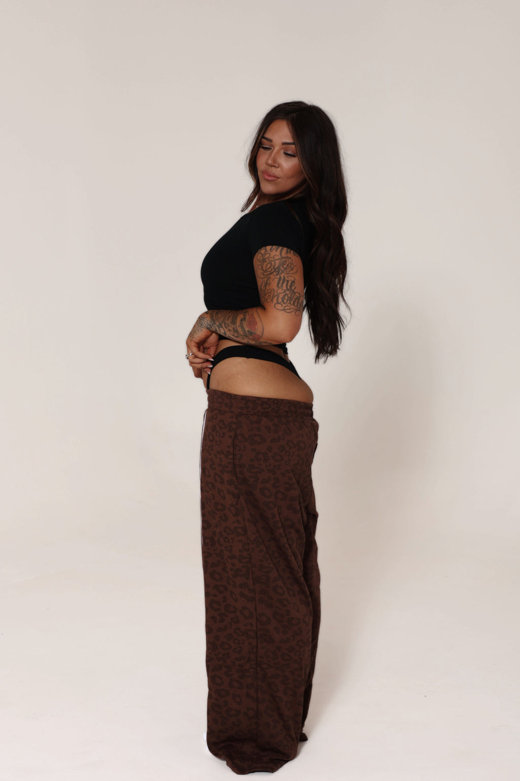 PROSPER. | SOFT ERA TEE & PANTIE SET: BLACK