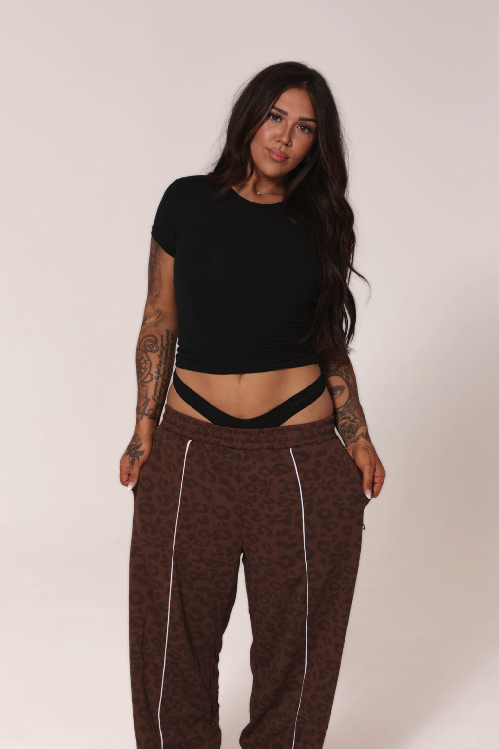 PROSPER. | SOFT ERA TEE & PANTIE SET: BLACK