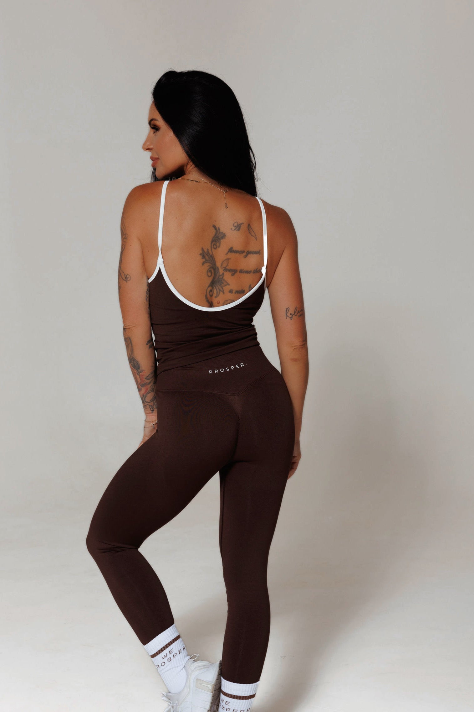 SAVVY TANK: BROWN