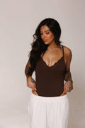SOFT ERA LUXE SUPPORT BODYSUIT: BROWN
