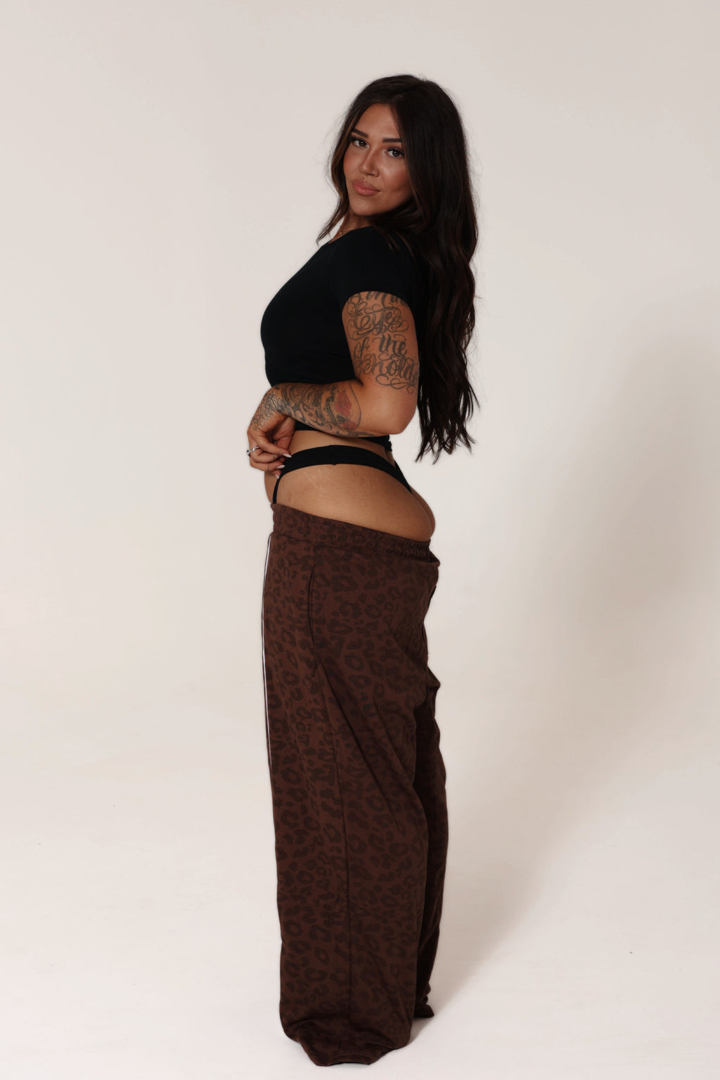 PROSPER. | SOFT ERA TEE & PANTIE SET: BLACK