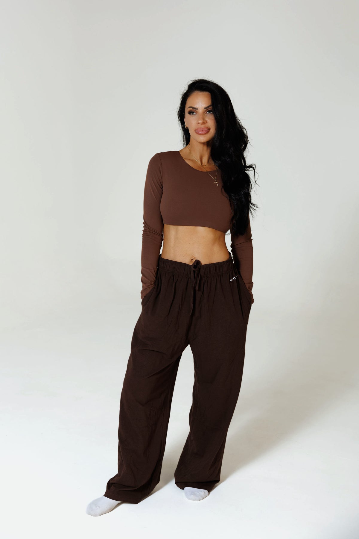 PROSPER LOUNGE PANT: BROWN
