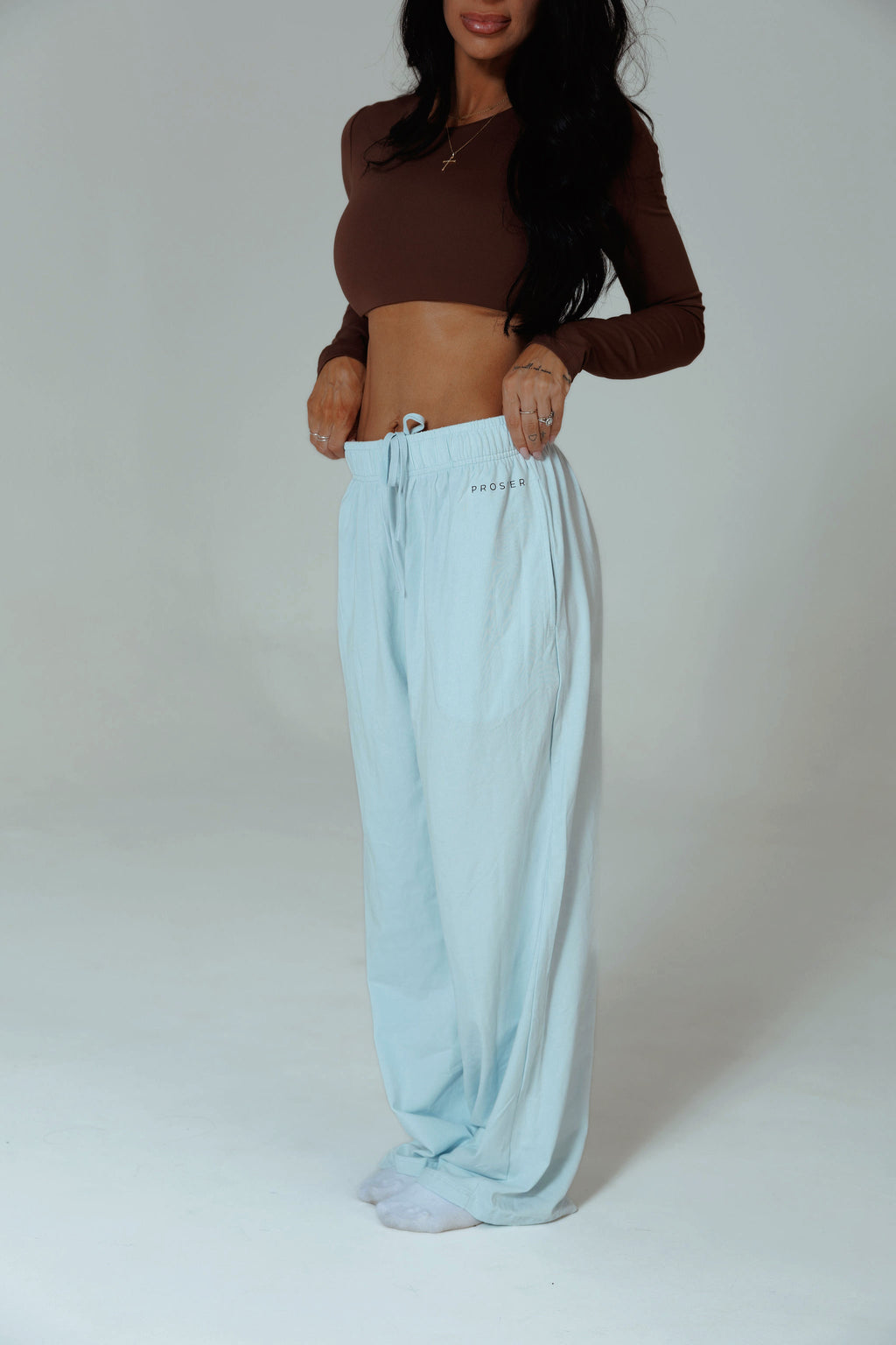 PROSPER LOUNGE PANT: SKY