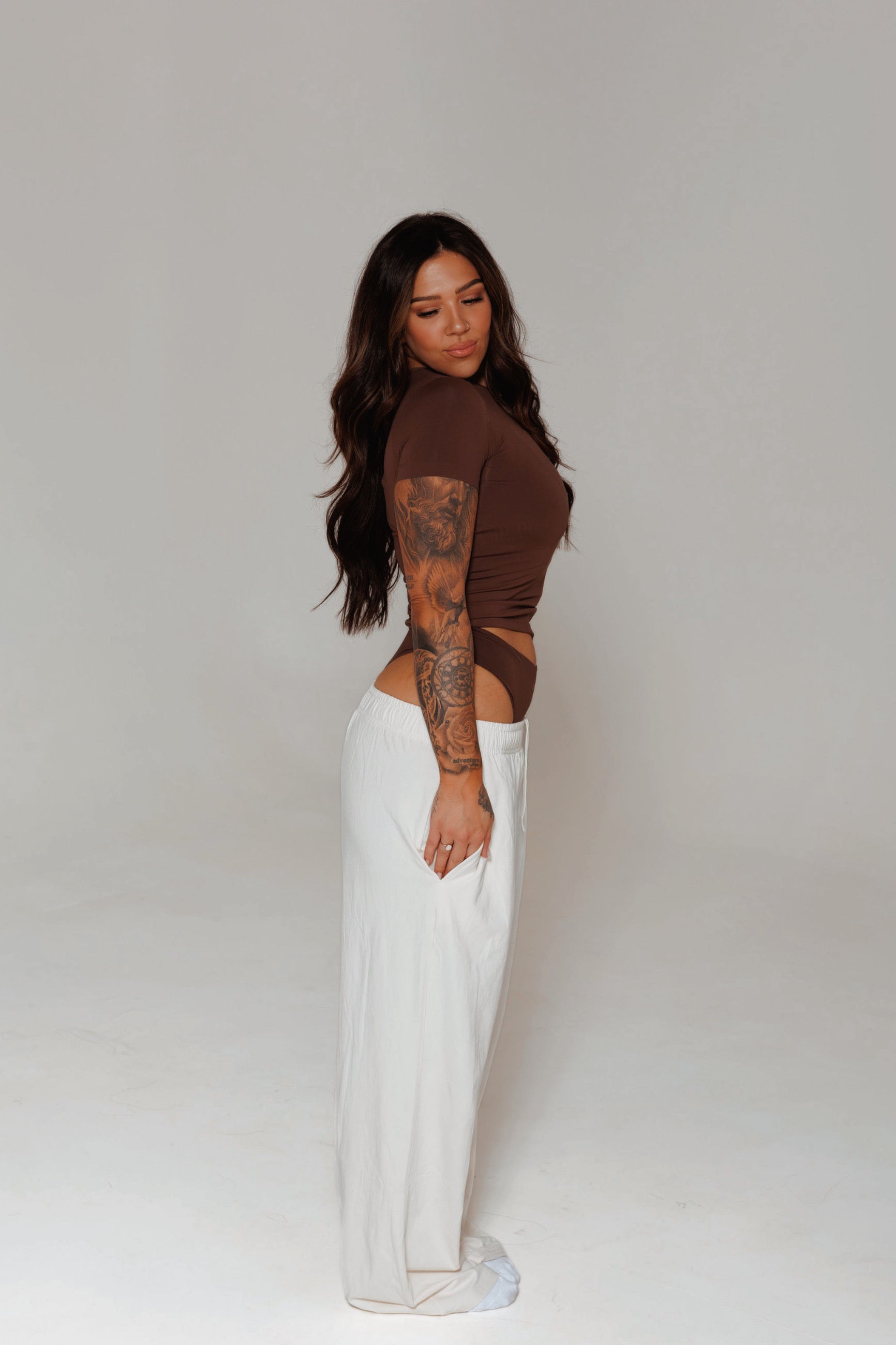 SWEAT PANT: IVORY