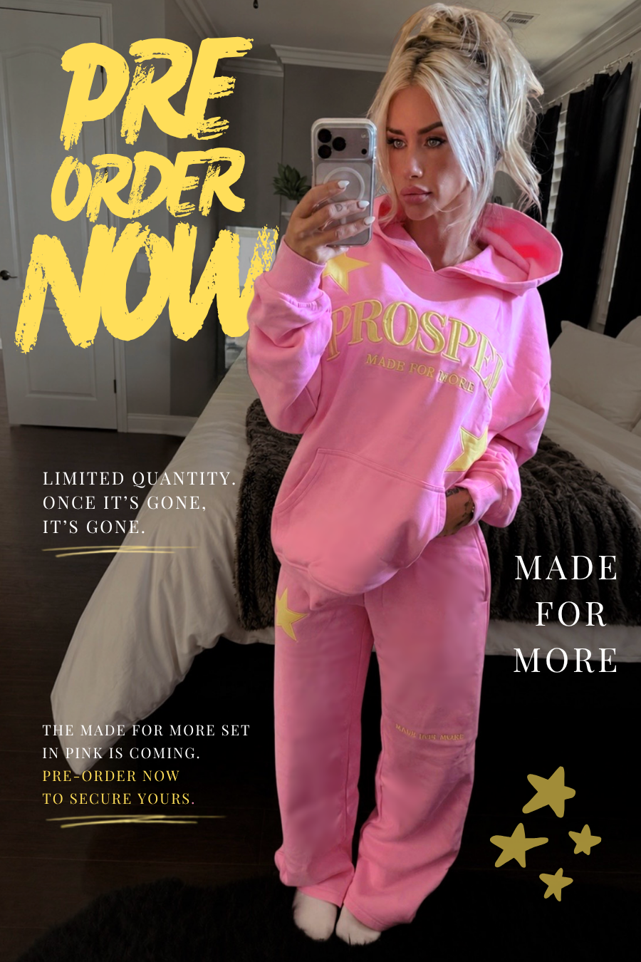 MADE FOR MORE SET: PINK