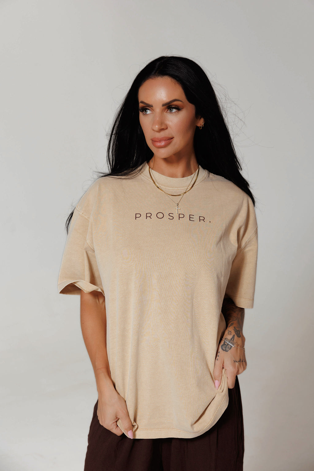 WE PROSPER TEE | PROVERBS: TAN