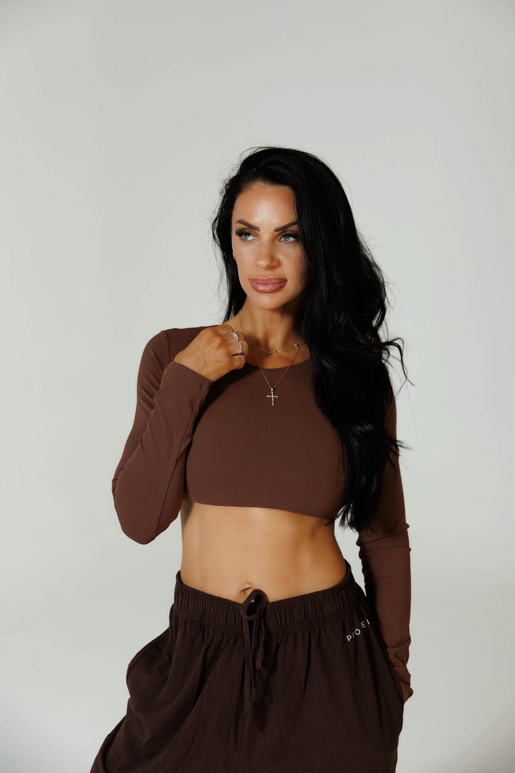 PURSUIT LONG SLEEVE: BROWN