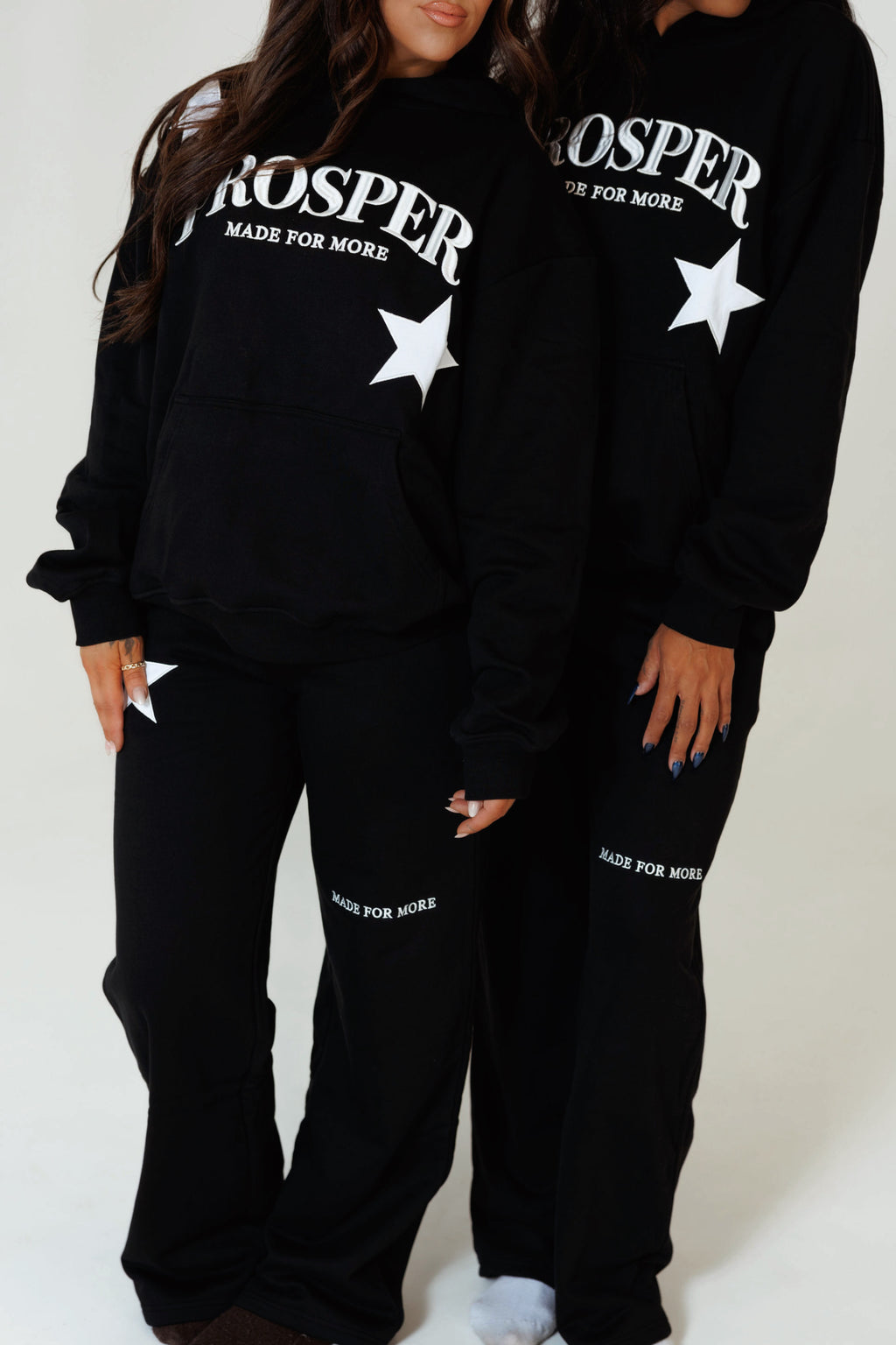 MADE FOR MORE HOODIE: BLACK