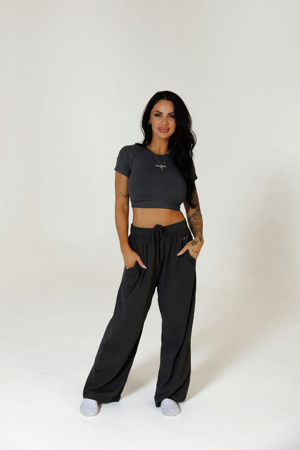 STEADY SPORTS TOP: ASPHALT