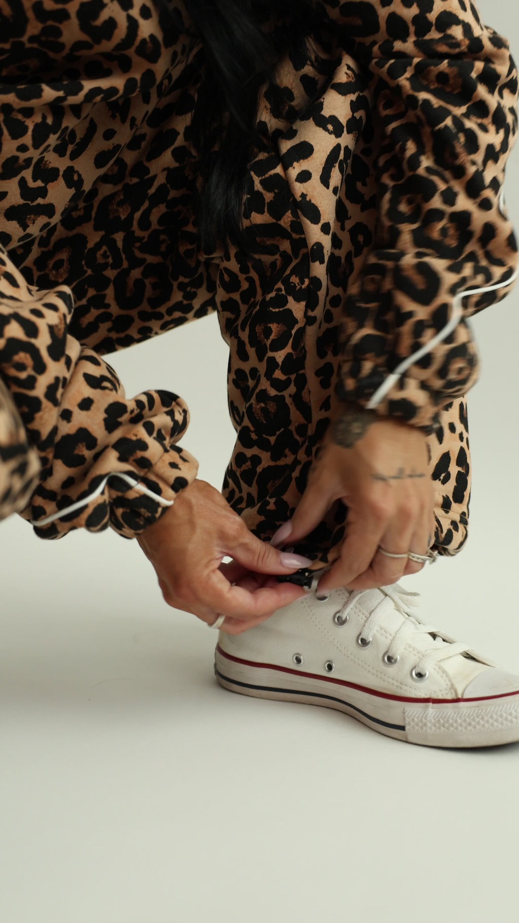DND SWEAT PANT: LEOPARD