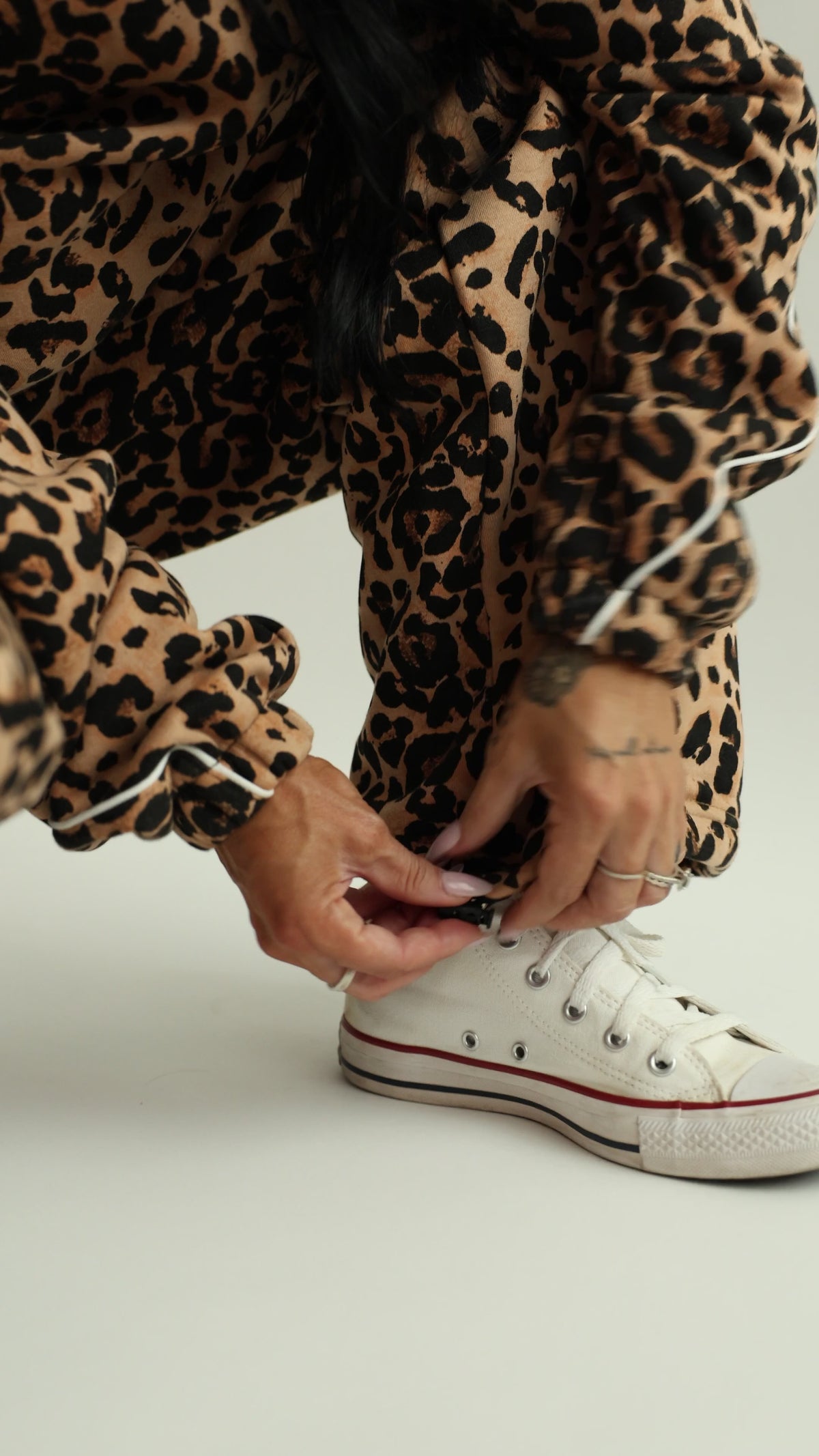 DND SWEAT PANT: LEOPARD